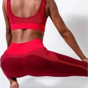 Amazon Vibrant Red Workout Set